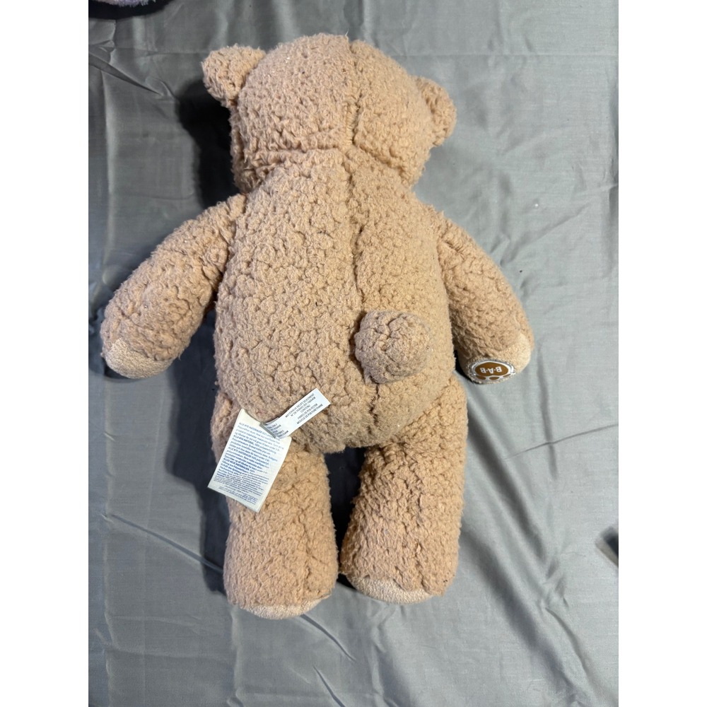 Build-A-Bear Workshop Timeless Teddy Plush Tan Sherpa Fur Stuffed Animal B-A-B - Picture 2 of 4